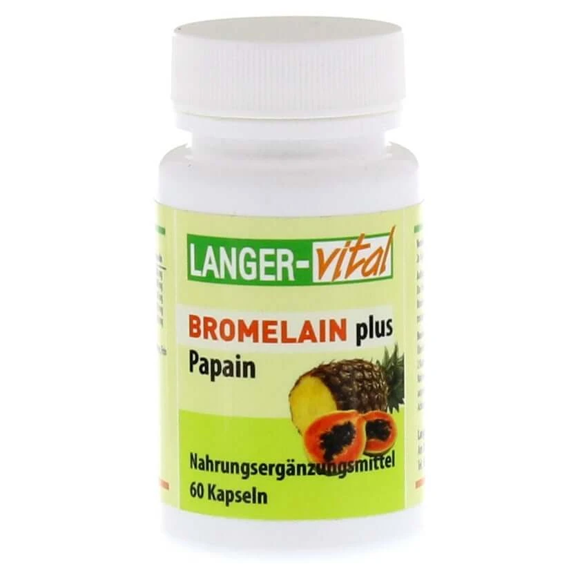 Bromelaïne 160 Mg+papaïne 160 mg Tg.capsule 60 st.
