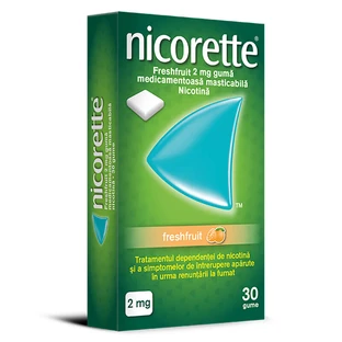 Nicorette Freshfruit Kaugummi 2mg, 30 Gummibärchen, Mcneil