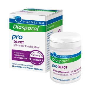 Magnesium Diasporal Pro Depot Snel in slaap vallen. 30 stuks.