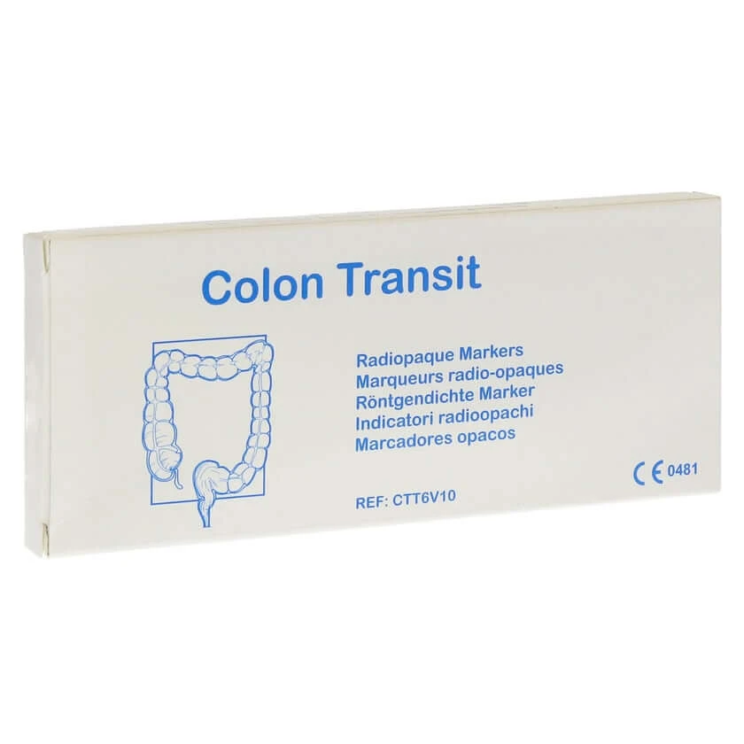 Colon Transit Radiopake marker soft cap 6 stuks