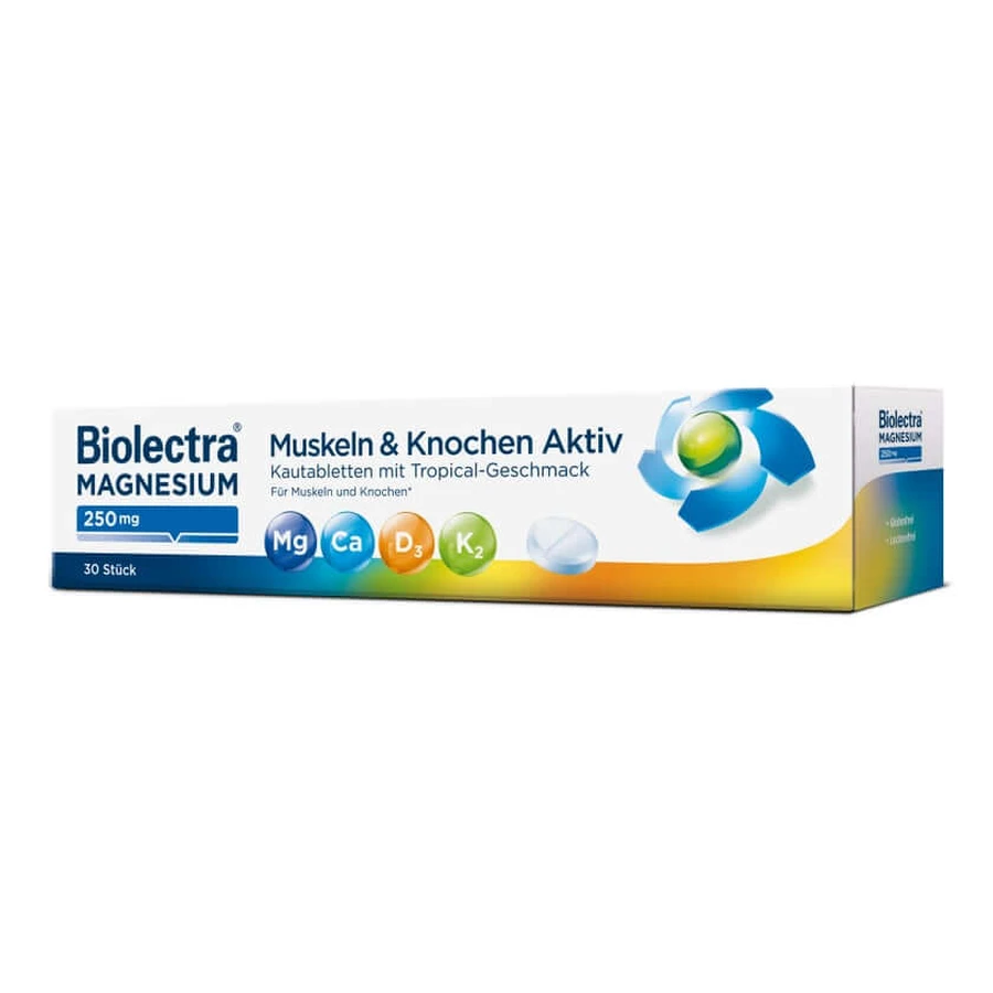 Biolectra Magnesium 250 Mg Spieren & Kno.aktiv Kta 30 St