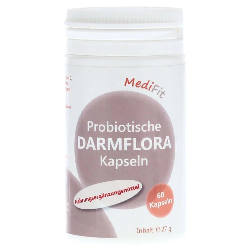 Probiotische darmflora capsules MediFit 60 stuks.