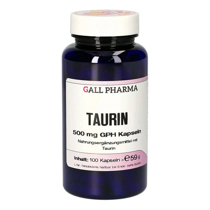 L-taurine 500 mg capsules 100 stuks
