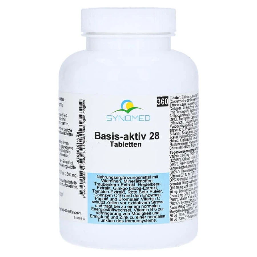 Basis Active 28 Comprimidos 360 St