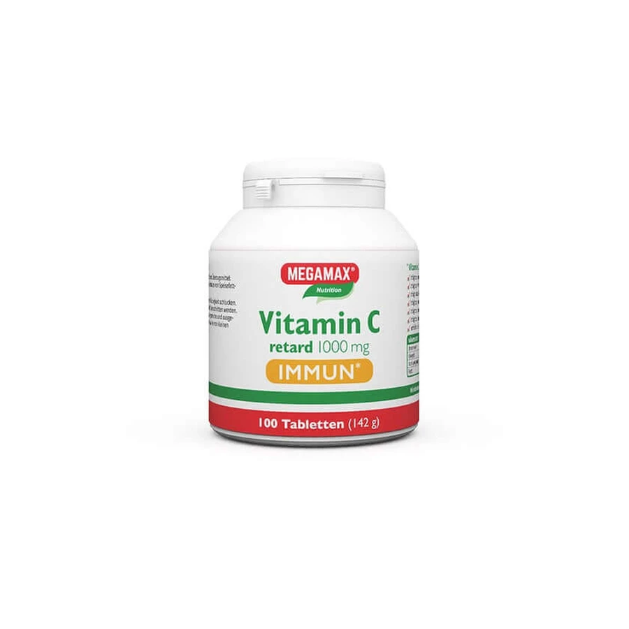 MEGAMAX Witamina C retard 1000 mg IMMUN 100 szt.: ceny i cechy