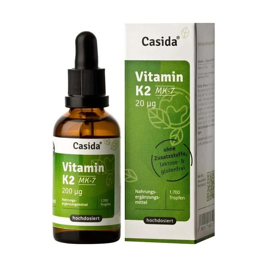 Vitamine K2 gouttes MK-7 vegan 50 ml