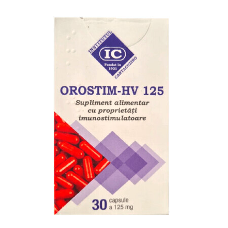 OROSTIM-HV 125, 30 capsule, Institutul Cantacuzino