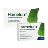 Hametum supositorios + juego toallitas húmedas pequeño 1 juego