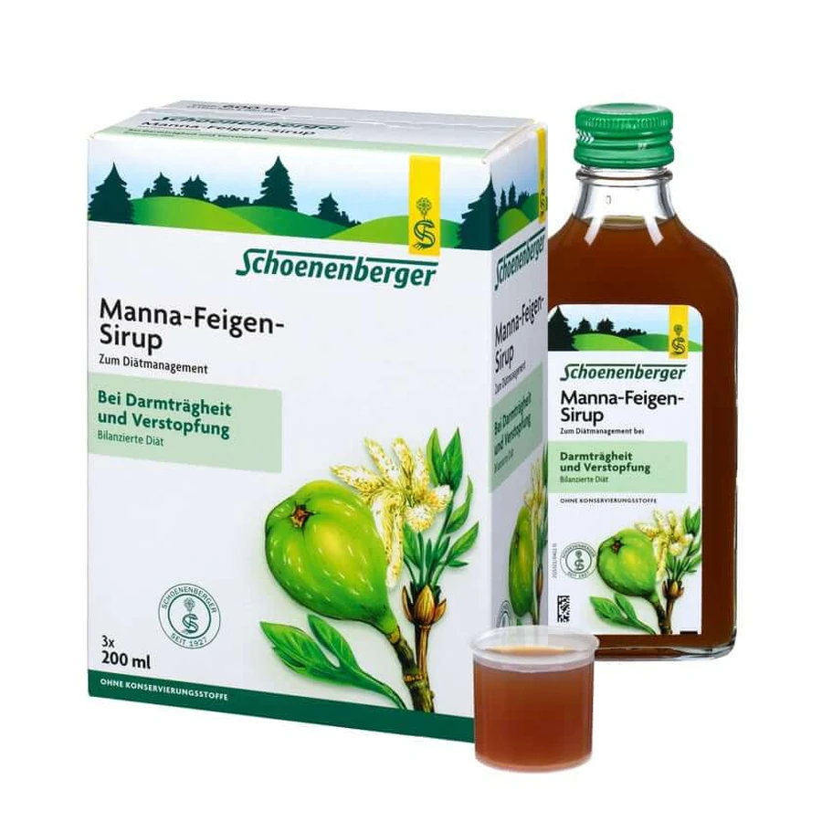 Schoenenberger Manna Sirop de figue 3X200 ml