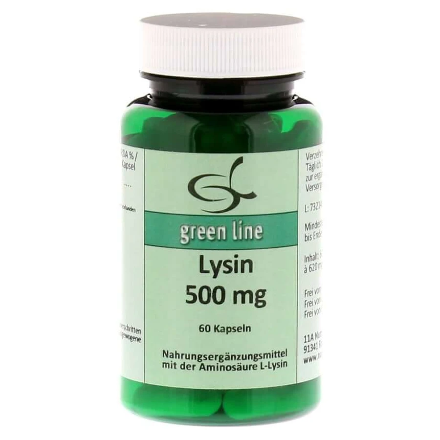 Lizină 500 mg capsule 60 Capsule