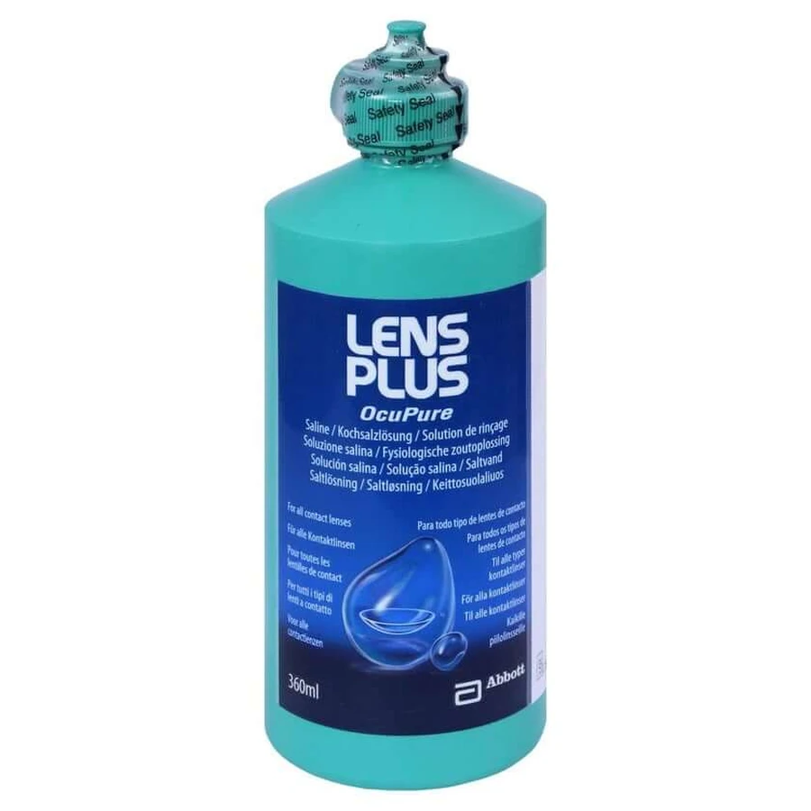 LENS PLUS Solution saline d'ocupation 360 ml
