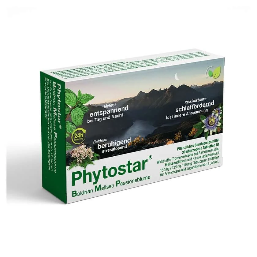 Phytostar Valeriaan Citroenmelisse Passieb.150 30 St