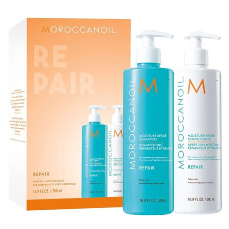 Duo Repair shampoo en conditioner, 500+500 ml, Moroccanoil