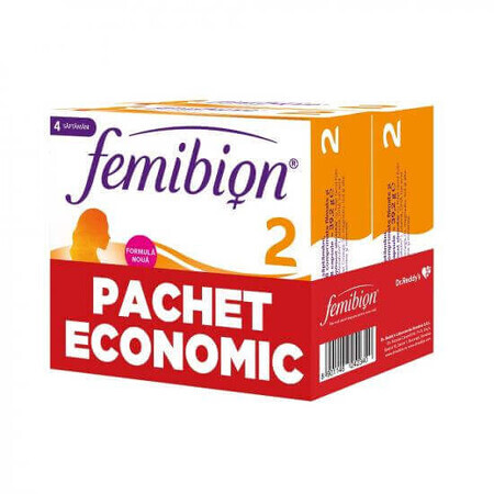 Pachet Femibion 2 - Sarcină și Alăptare, 56 de comprimate + 56 de capsule, Dr. Reddys