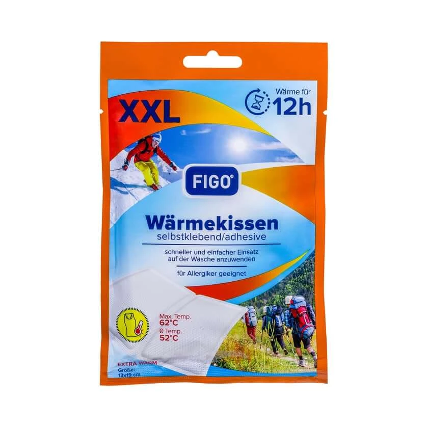 FIGO warmtekussen 12 h zelfklevend XXL voordeelverpakking 5 st.