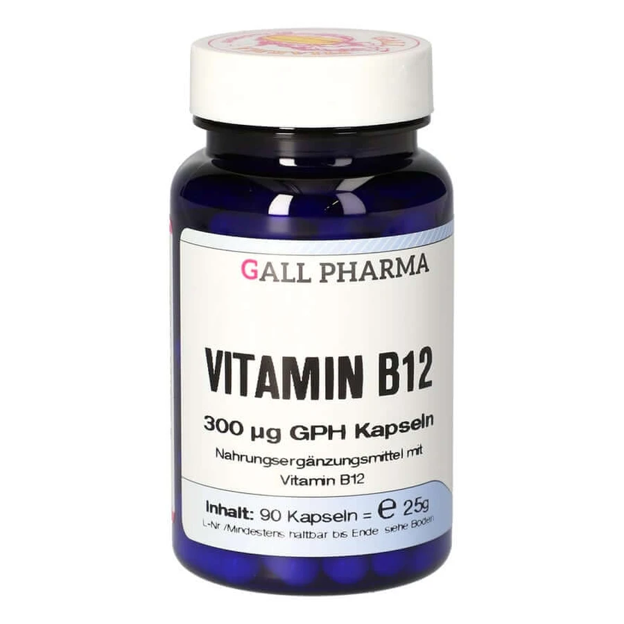 Vitamina B12 300 µg GPH Cápsulas 90 Cápsulas