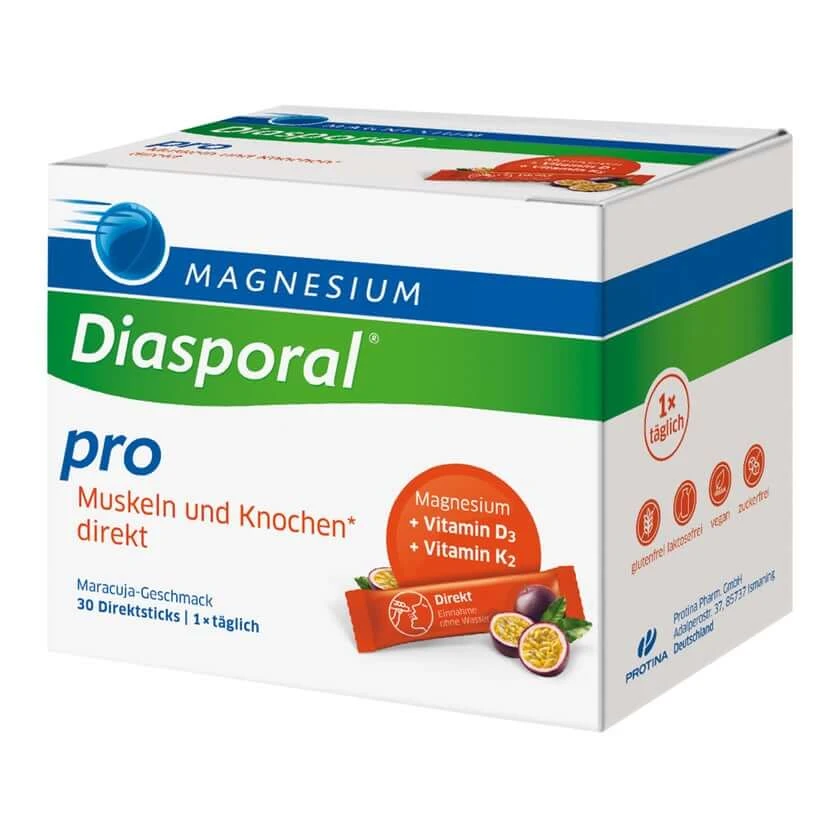 Magnesium Diasporal Pro Spieren en Botten direct 30 St