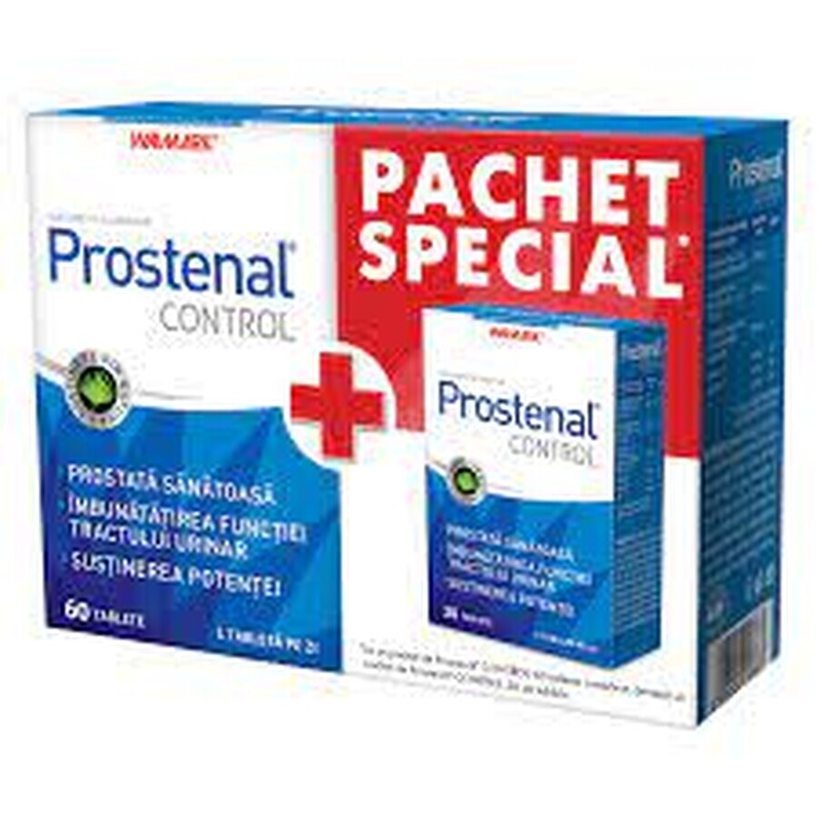 Prostenal Control Pakket, 60 + 30 tabletten, Walmark