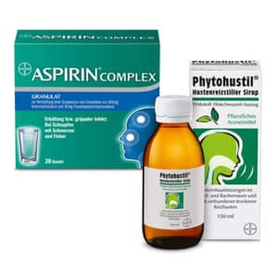 Complejo Aspirina + Fitohustil antitusígeno 1 ud.