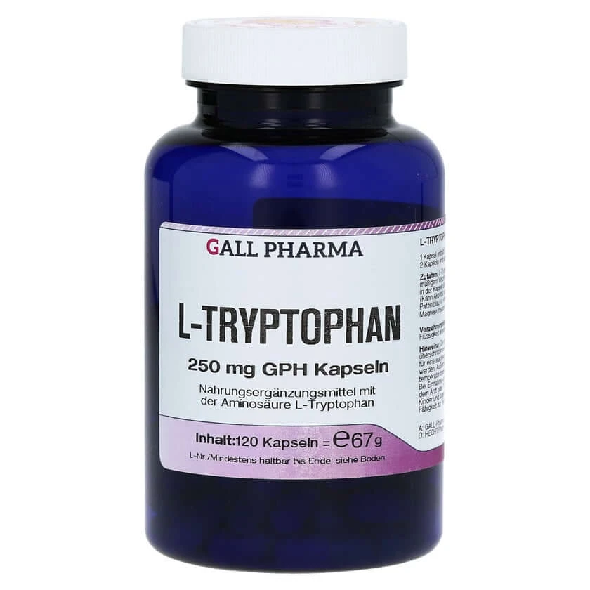 L-tryptofaan 250 mg capsules 120 Capsules