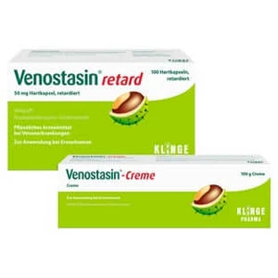 Venostasin Retard cápsulas + crema grande 1 lote