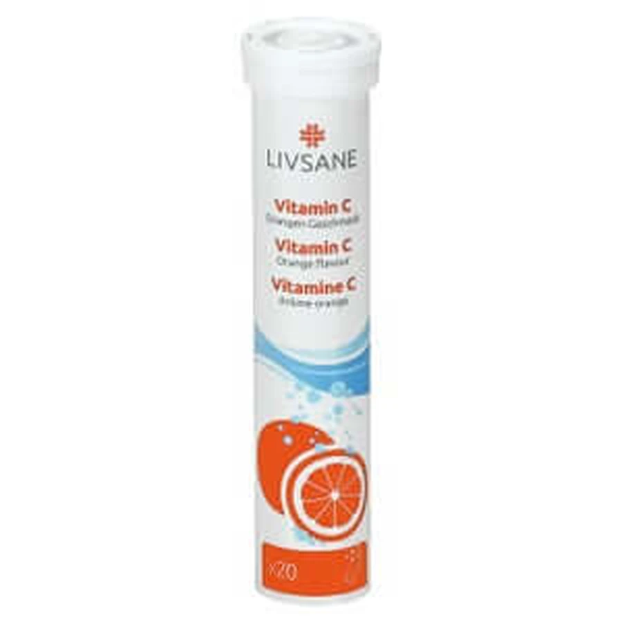 Livsane Vitamin C Brausetabletten 20 St