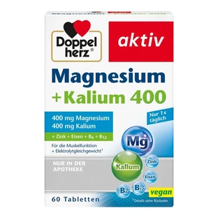 Dubbelhart Magnesium + Kalium 60 St