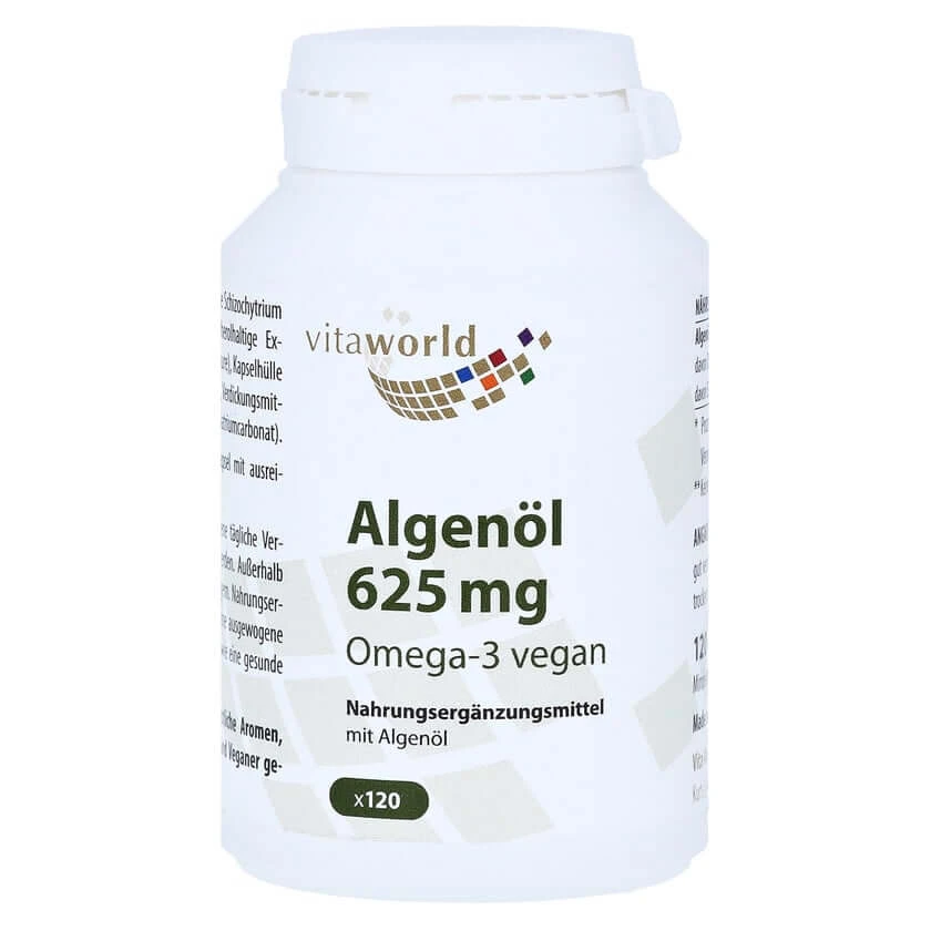 Algenolie 625 mg Omega-3 veganistische capsules 120 Capsules