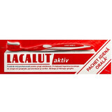 Lacalut Aktiv medicinale tandpasta, 75 ml + Tandenborstel, Theiss Naturwaren