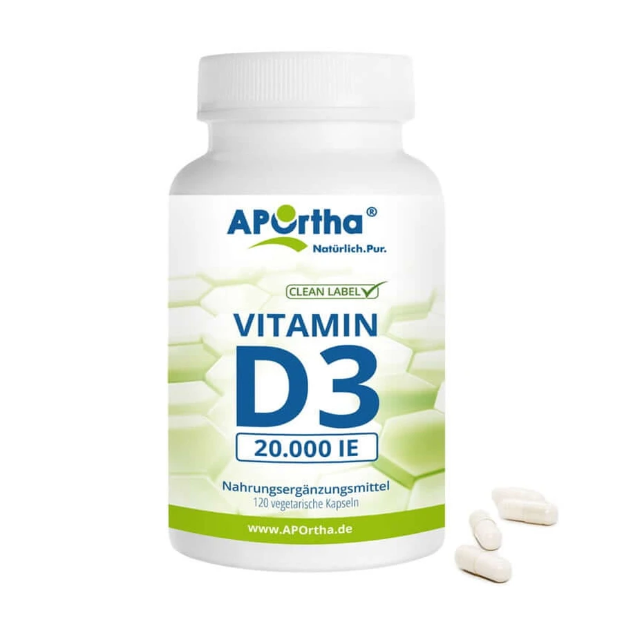 APOrtha® Vitamin D3 Depot 20.000 IE - 500 µg - Kapseln 120 St