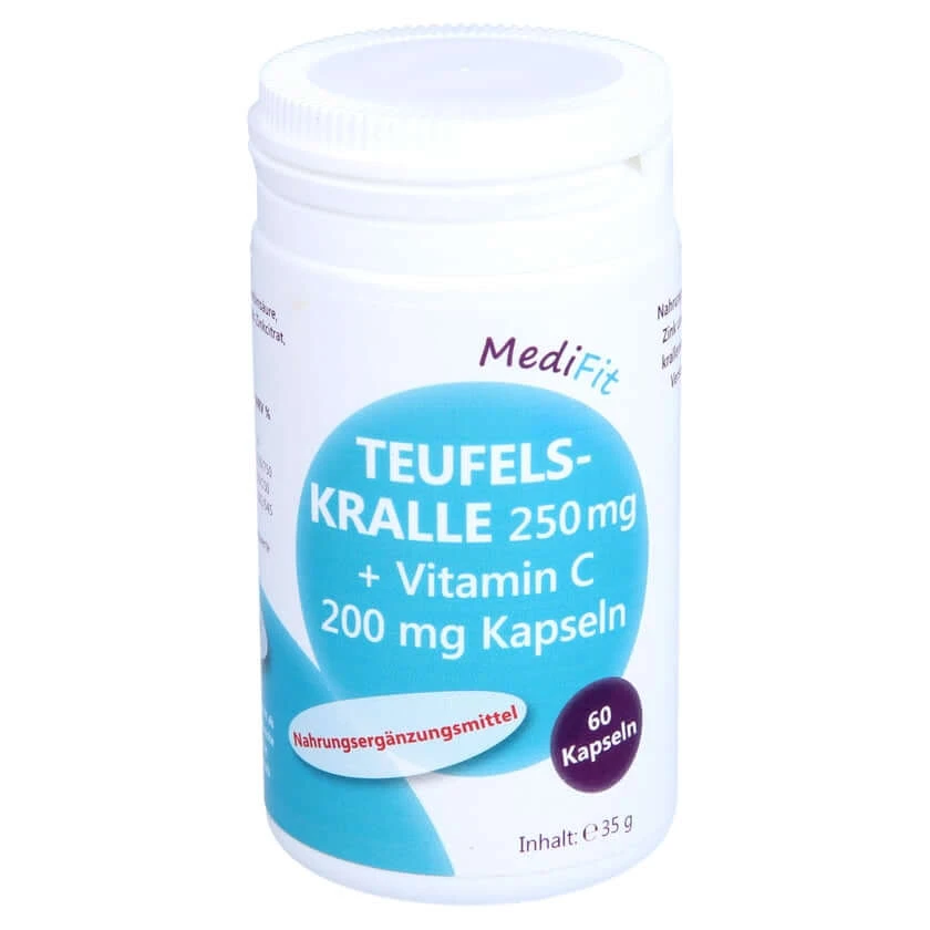 Duivelsklauw 250 Mg+vitamine C 200 mg Ka 60 St