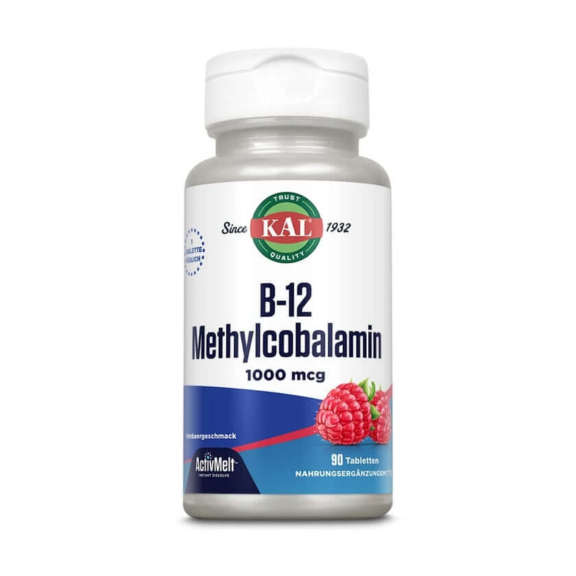 KAL Methylcobalamine (Vit. B 12) 1000 ug ActivMelt 90 st.