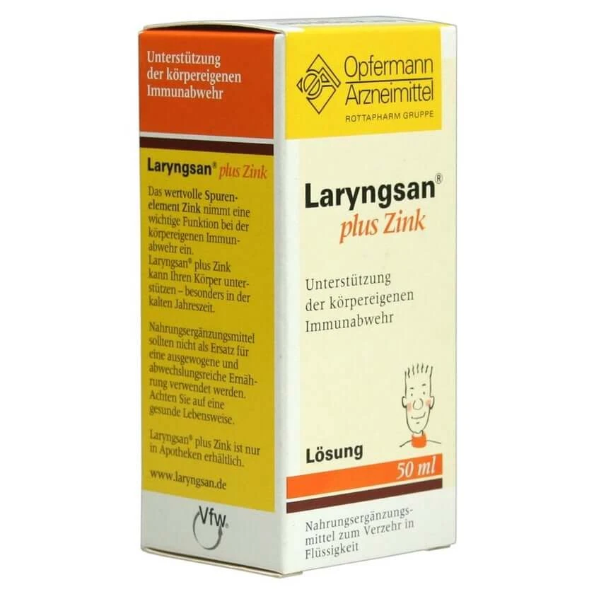 Laryngsan plus zink 50 ml