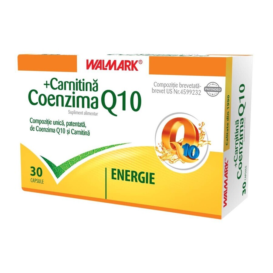 Co-enzym Q10 + Carnitine, 30 capsules, Walmark