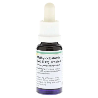 Metylokobalamina witamina B12 krople 20 ml