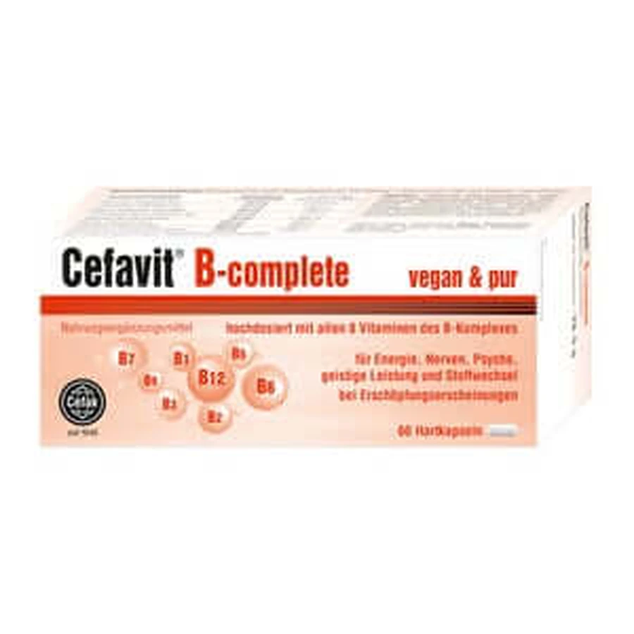 Cefavit B-complete kapsułki twarde 60 St: ceny i cechy