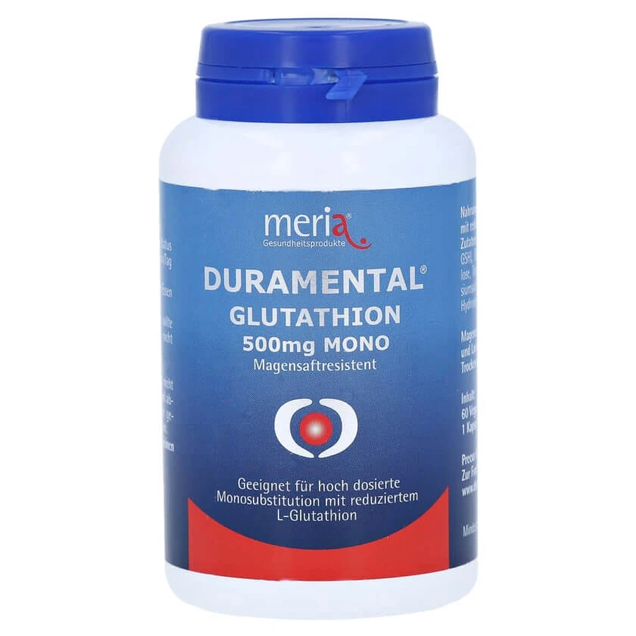 Duramental Glutathion 500 mg maagsap 60 stuks.