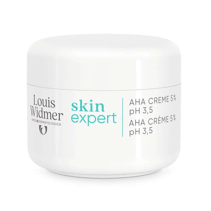 Louis Widmer skinexpert AHA crème 5% ongeparfumeerd 50 ml