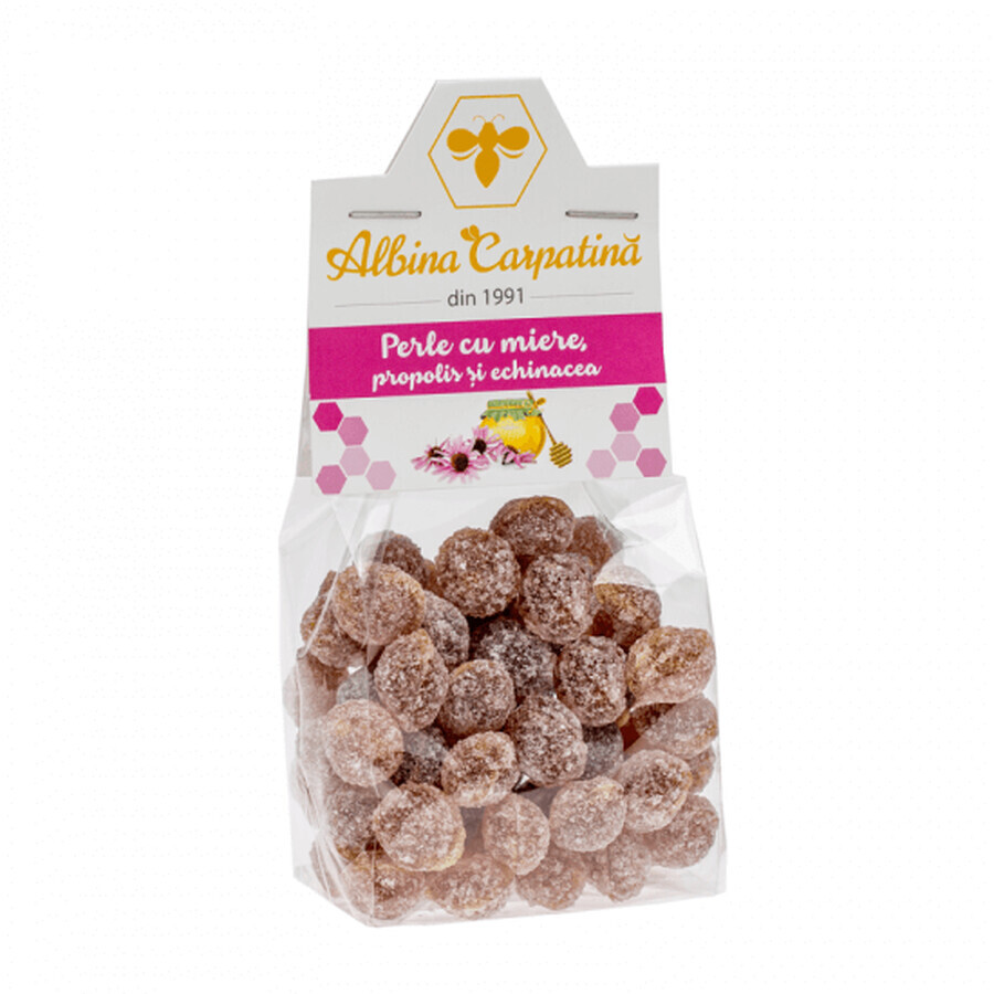 Perles au miel, propolis et échinacée, 100 g, Carpathian Bee