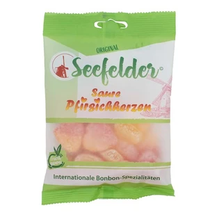 Seefelder zure perzik hartjes KDA 100 g