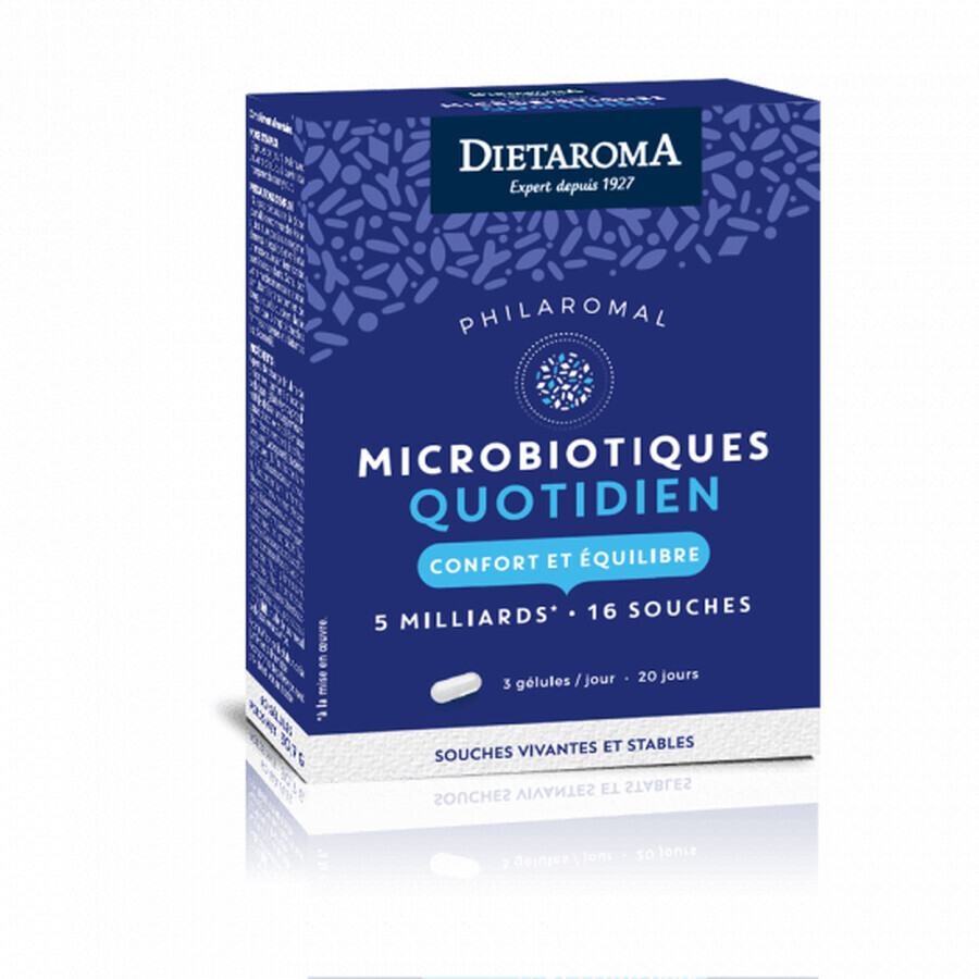 Philaromal Multi 5 miljard melkzuurbacteriën, 60 capsules, Dietaroma