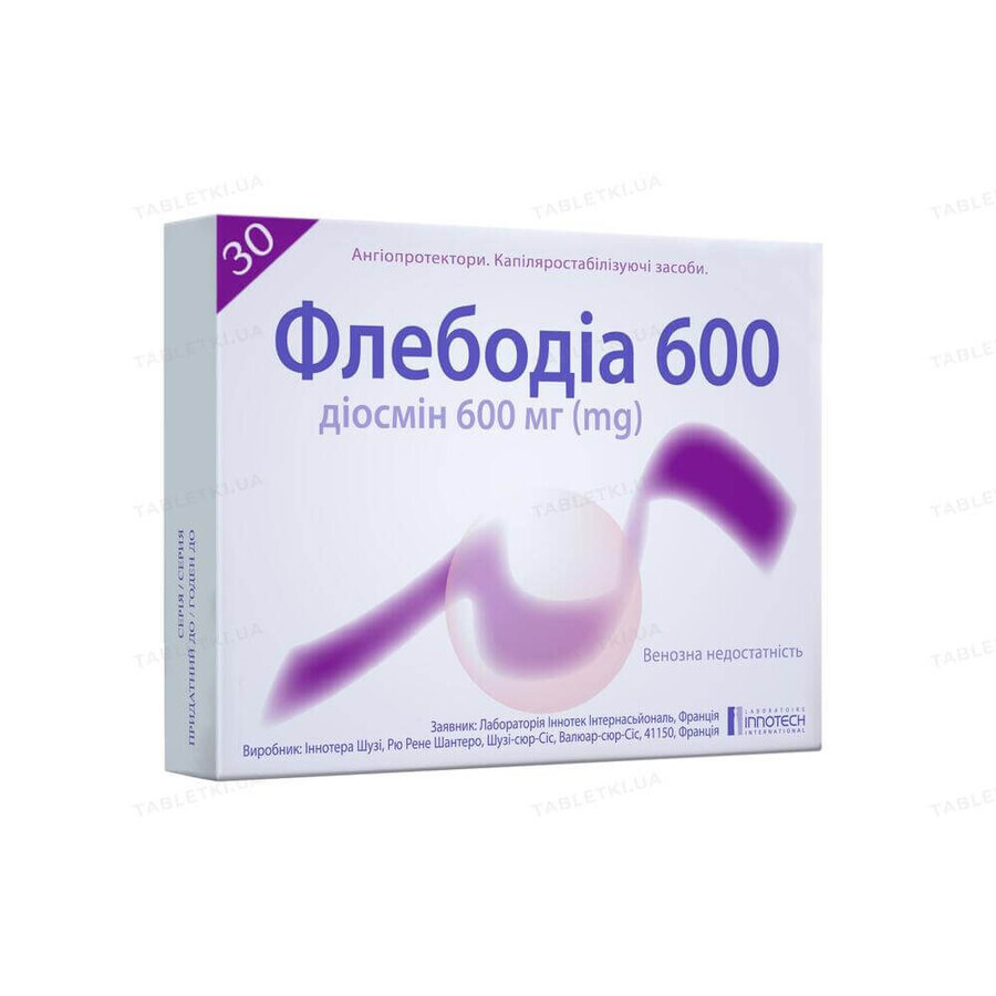 Phlebodia 600 mg, 30 Filmtabletten, Innothera