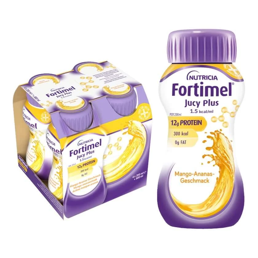 Fortimel Jucy Plus Mango Ananas 4X200 ml