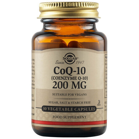 Co-enzym Q10 200 mg, 30 capsules, Solgar