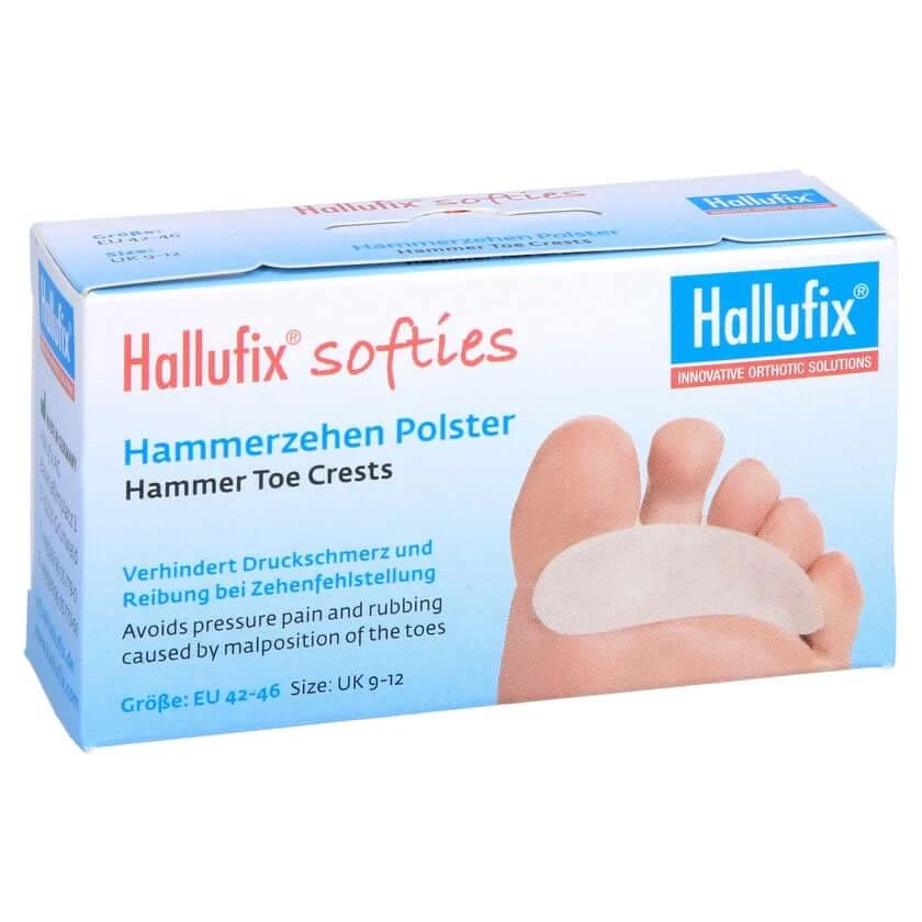 Hallufix Softies hamerteenbeschermers maat L 2 stuks