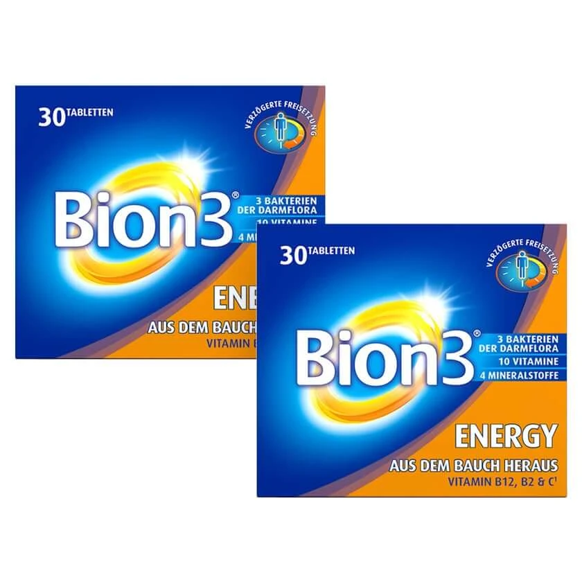 Bion 3 Energie Grootverpakking 60st 2X30st
