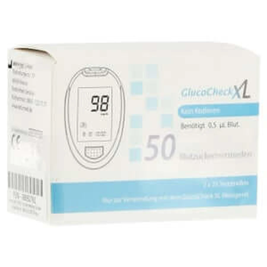 Glucocheck XL Blutzuckerteststreifen 50 St