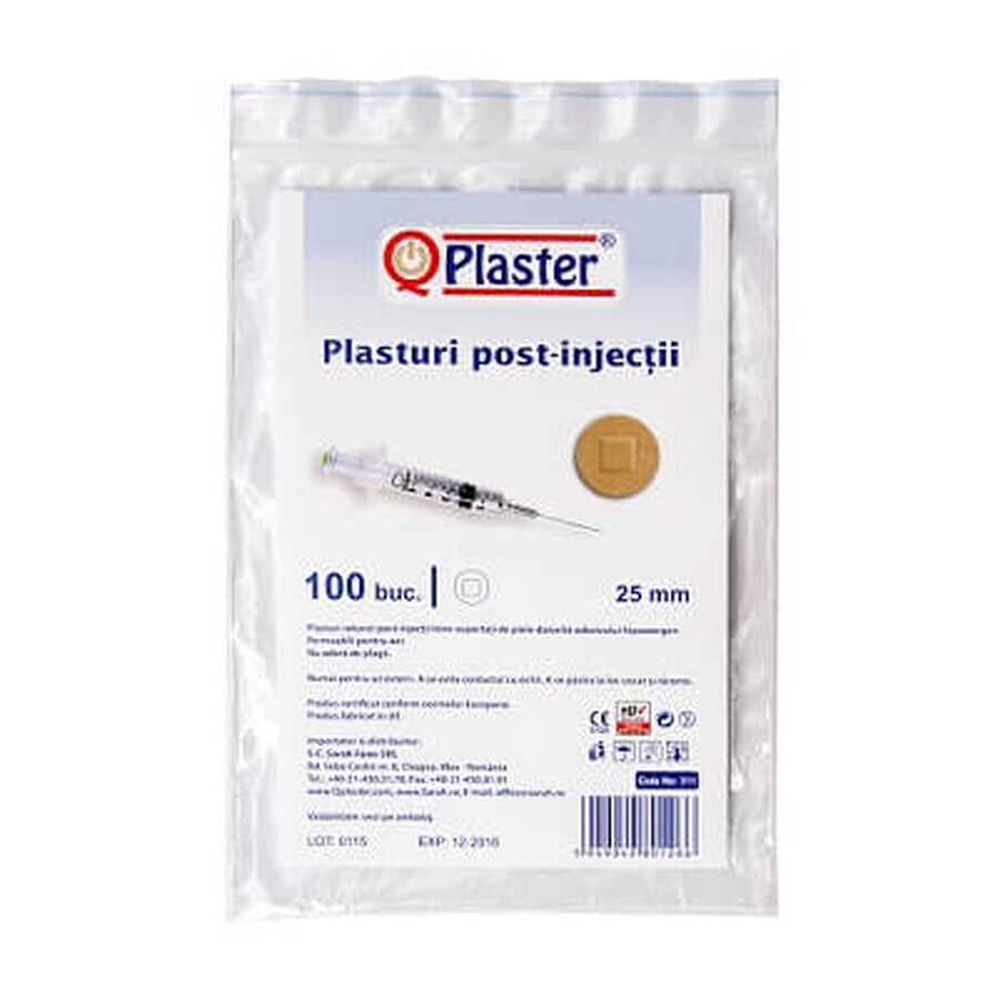 QPlaster pleisters voor na de injectie, 100 stuks, QPlaster