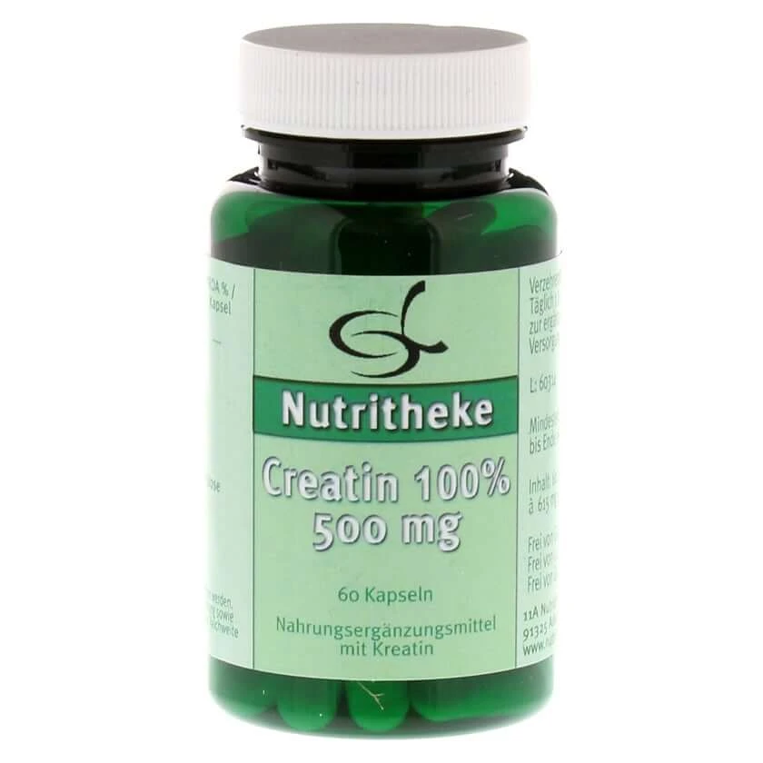Creatine 100% 500 mg Capsules 60 Capsules