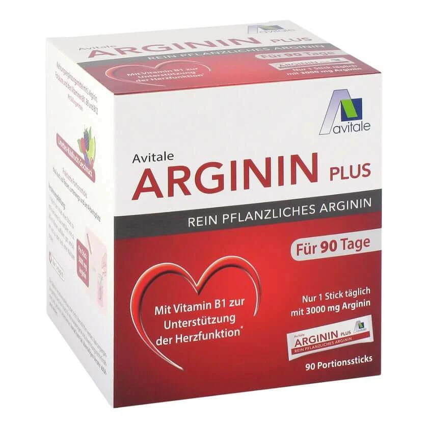 Arginine Plus Vitamine B1+B6+B12+foliumzuur Sticks 90X5.9 g